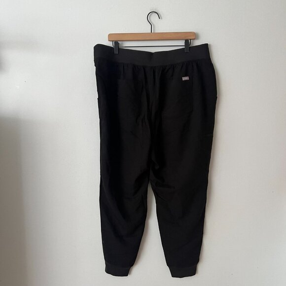 NWT Figs High Waisted Zamora Jogger Scrub Pants Black Women's Plus Size 3X - Picture 6 of 11